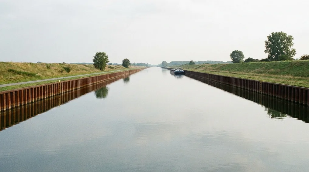 Der Mittellandkanal - schnurgerade Wasserstraße quer durch Niedersachsen