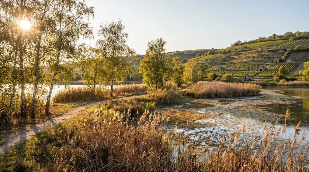 Der Süße See im Mansfelder Land bei Seeburg